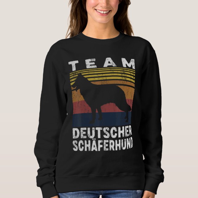 Camiseta Cachorro Proprietário do German shepherd de Equipe (Frente)