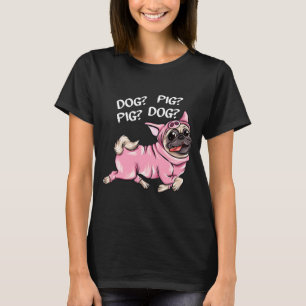 Camiseta Cachorro Pug Ambas Ligações Engraçadas De