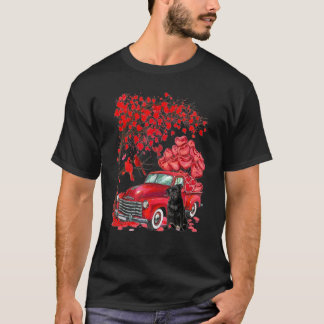 Camiseta Cachorro Pug Caminhão Amor Árvore Dia dos Namorado