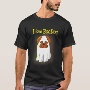 Camiseta Cachorro Pug de Halloween Adorável Vestido de Fant
