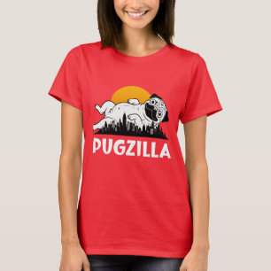 Camiseta Cachorro Pug Engraçado