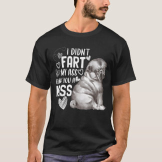 Camiseta Cachorro Pug Fofinho Filhote
