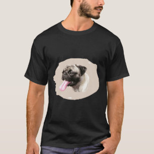 Camiseta Cachorro Pug Fofo Clássico 710