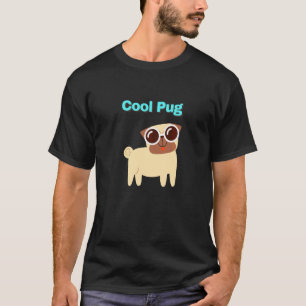 Camiseta Cachorro Pug Legal Com Texto