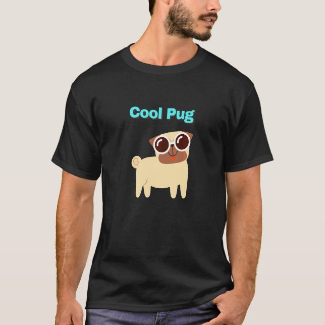 Camiseta Cachorro Pug Legal Com Texto (Frente)
