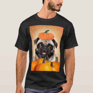 Camiseta Cachorro Pug - Outono - D7 Clássico 140