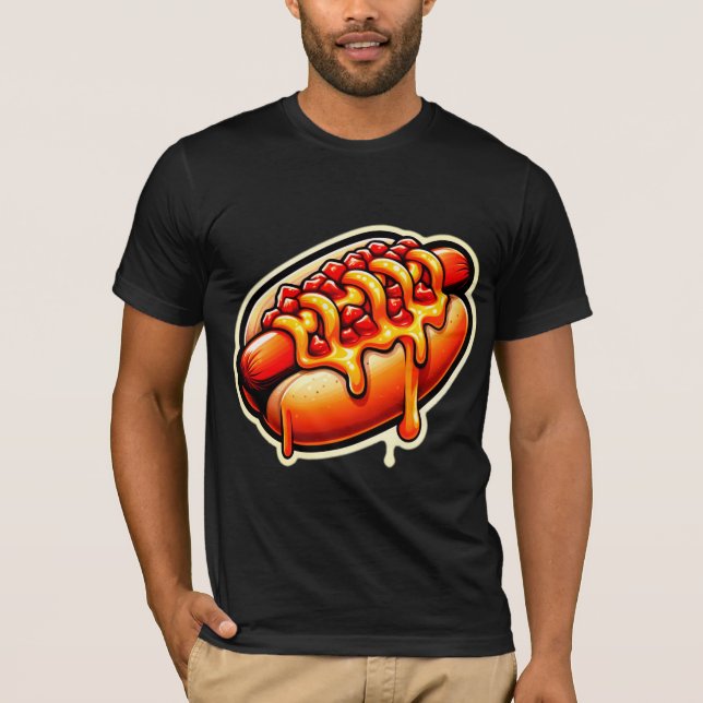 CAMISETA CACHORRO QUEIJO SAUSAGE-CHILI 6 (Frente)