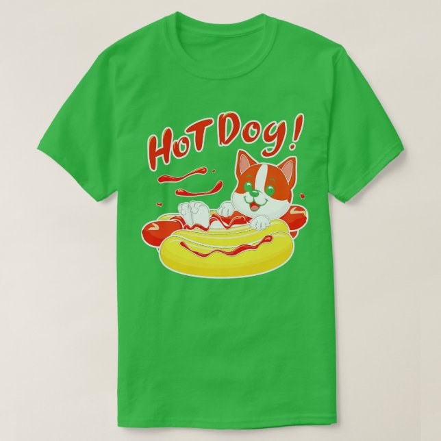 Camiseta cachorro quente (Frente do Design)