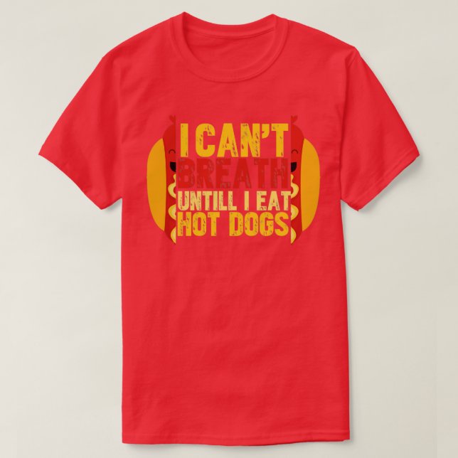 Camiseta Cachorro quente (Frente do Design)