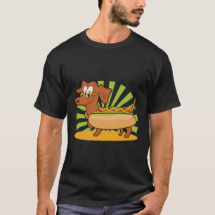 Camiseta Cachorro Quente Bonito De Wiener Eu Engraçado Dach