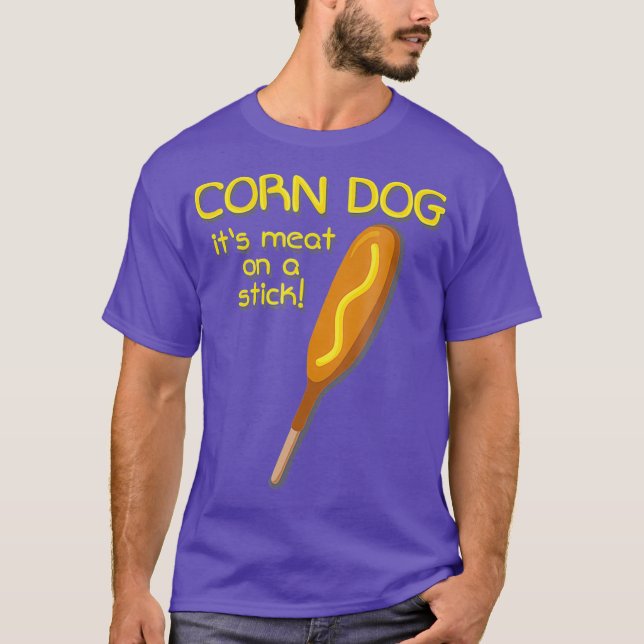 Camiseta Cachorro Quente Cachorro Engraçado Comida (Frente)
