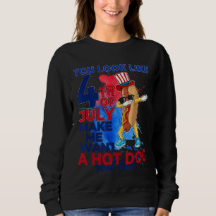 Camiseta Cachorro Quente Dabando 4 De Julho Mulheres Cachor