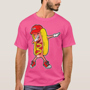 Camiseta Cachorro Quente Dabbing T shirt Engraçado Memória