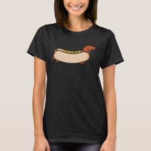 Camiseta Cachorro-quente Dachshund Weenie Wiener Dog Fofo
