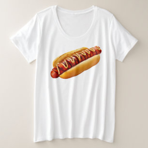 Camiseta Cachorro-quente do SlipperyJoe's com vibe de churr