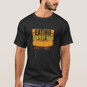 Camiseta Cachorro Quente Do Womens Wiener Para Um Concurso