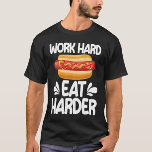 Camiseta Cachorro Quente - Duro De Trabalho Come Mais