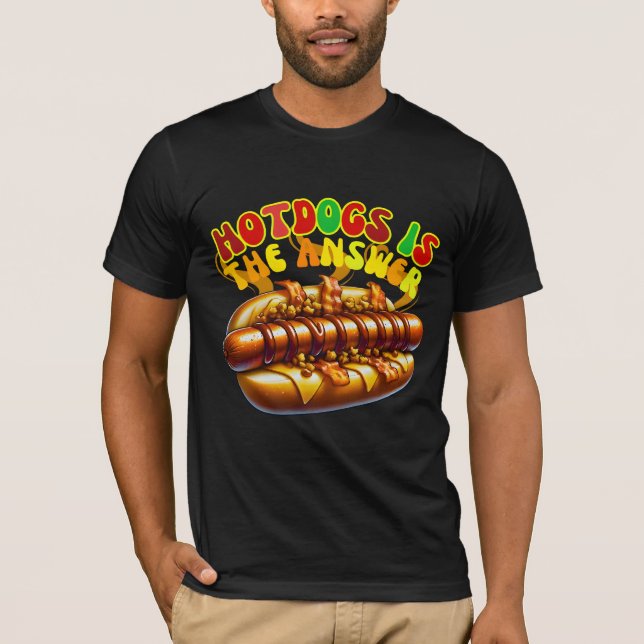 Camiseta cachorro quente é a resposta (Frente)