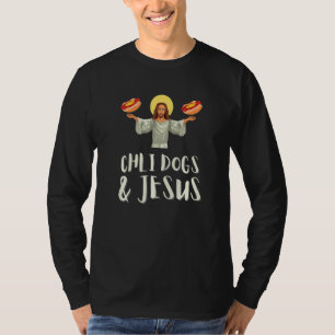 Camiseta Cachorro Quente E Cachorro Quente E Comida Chili C
