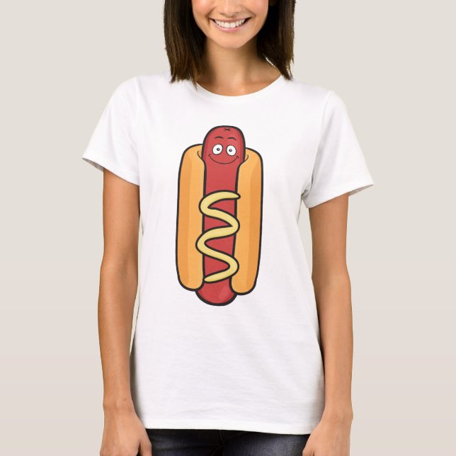 Camiseta Cachorro quente Emoji (Frente)