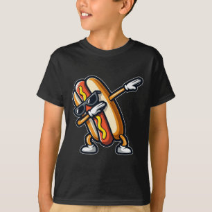 Camiseta Cachorro Quente Engraçado Pôr Cachorro Quente Danç