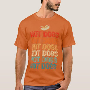 Camiseta Cachorro Quente Engraçado Retro