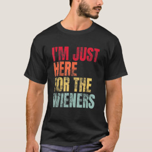 Camiseta Cachorro Quente, estou aqui para a salsicha de sal