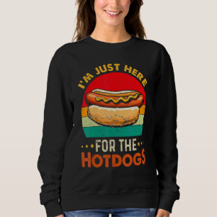 Camiseta Cachorro Quente Estou aqui para os Cachorros Quent