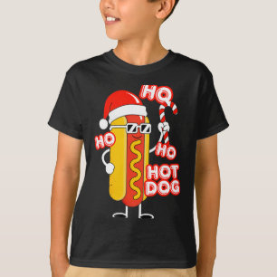 Camiseta Cachorro Quente Ho Ho Engraçado Natal - Cachorro Q