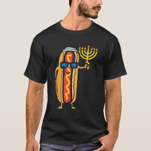 Camiseta Cachorro-quente Judaico Roupas engraçadas de Hanuk