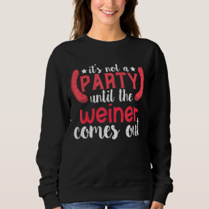 Camiseta Cachorro Quente Não é uma festa até que o Wiener n