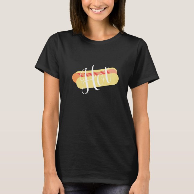 Camiseta Cachorro Quente Ombre com Listras (Frente)