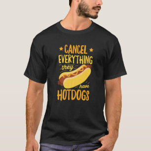 Camiseta Cachorro Quente Para Um Cachorro Quente