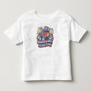 Camiseta Cachorro Quente Patriótico Divertido Festa de 4 de