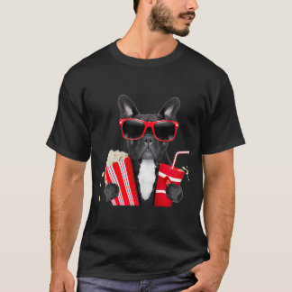 Camiseta Cachorro-quente Pug Cinema