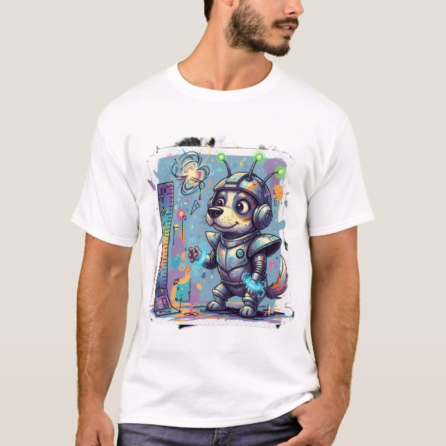 Camiseta Cachorro Ranger Cósmico (Frente)