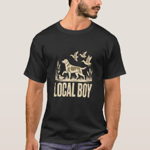 Camiseta Cachorro Retriever de Caça de Pato Local Pântano