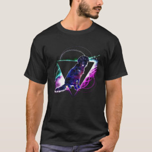 Camiseta Cachorro Retriever de Capa Lisa da Galáxia Estétic