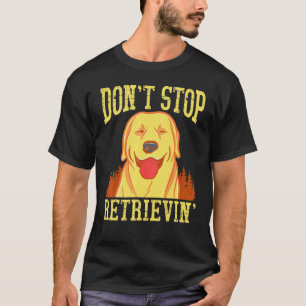 Camiseta Cachorro Retriever Divertido Retro Recuperar