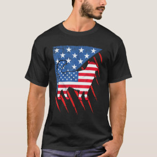 Camiseta Cachorro Retriever Dourado 4 De Julho Merica Homen