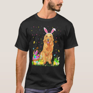 Camiseta Cachorro Retriever Dourado Caça Ovos de Páscoa Sol