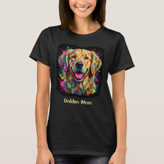 Camiseta Cachorro Retriever Dourado Colorido