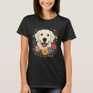Camiseta Cachorro Retriever Dourado Creme Inglês Branco Eng
