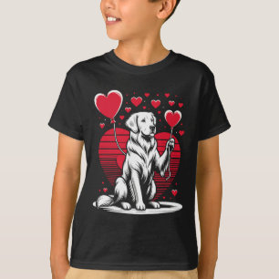 Camiseta Cachorro Retriever Dourado Dia dos Namorados Dono