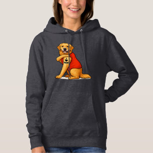 Camiseta Cachorro retriever dourado engraçado Eu amo mãe Ta