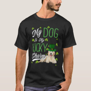 Camiseta Cachorro Retriever Dourado Minha Girafa é Meu Amu
