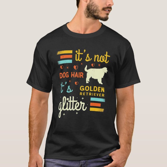 Camiseta Cachorro Retriever Dourado Perda de Pelo de Cachor (Frente)