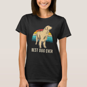 Camiseta Cachorro Retriever Dourado Pôr do Sol