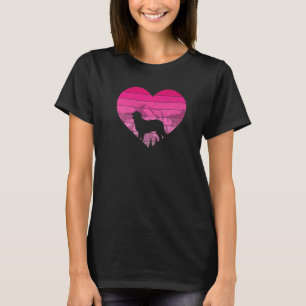 Camiseta Cachorro Retriever Dourado Retro Coração Intage Di