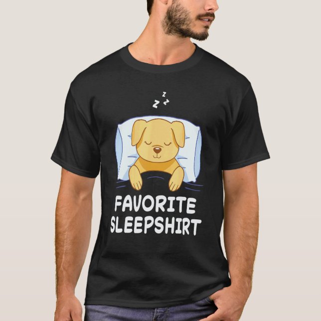 Camiseta Cachorro Retriever Dourado Soneca Dormindo Sono Pi (Frente)